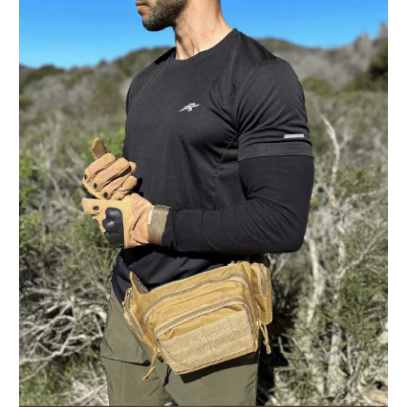 Edc Concealed Carry Fanny Pack - 1 Pezzo Marsupio Tattico Impermeabile Molle