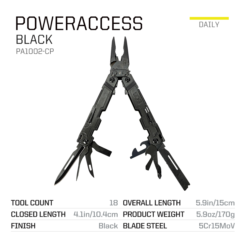 SOG PowerAccess, strumento mul - Edc Everyday Carry Gear recensione e prezzo
