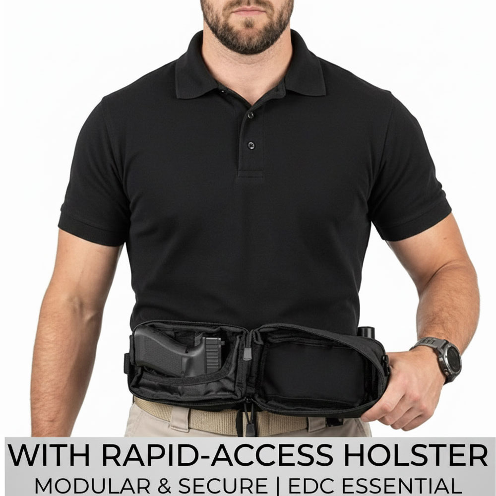 Borsa Tattica per Pistola, Bor - Edc Concealed Carry Fanny Pack recensione e prezzo
