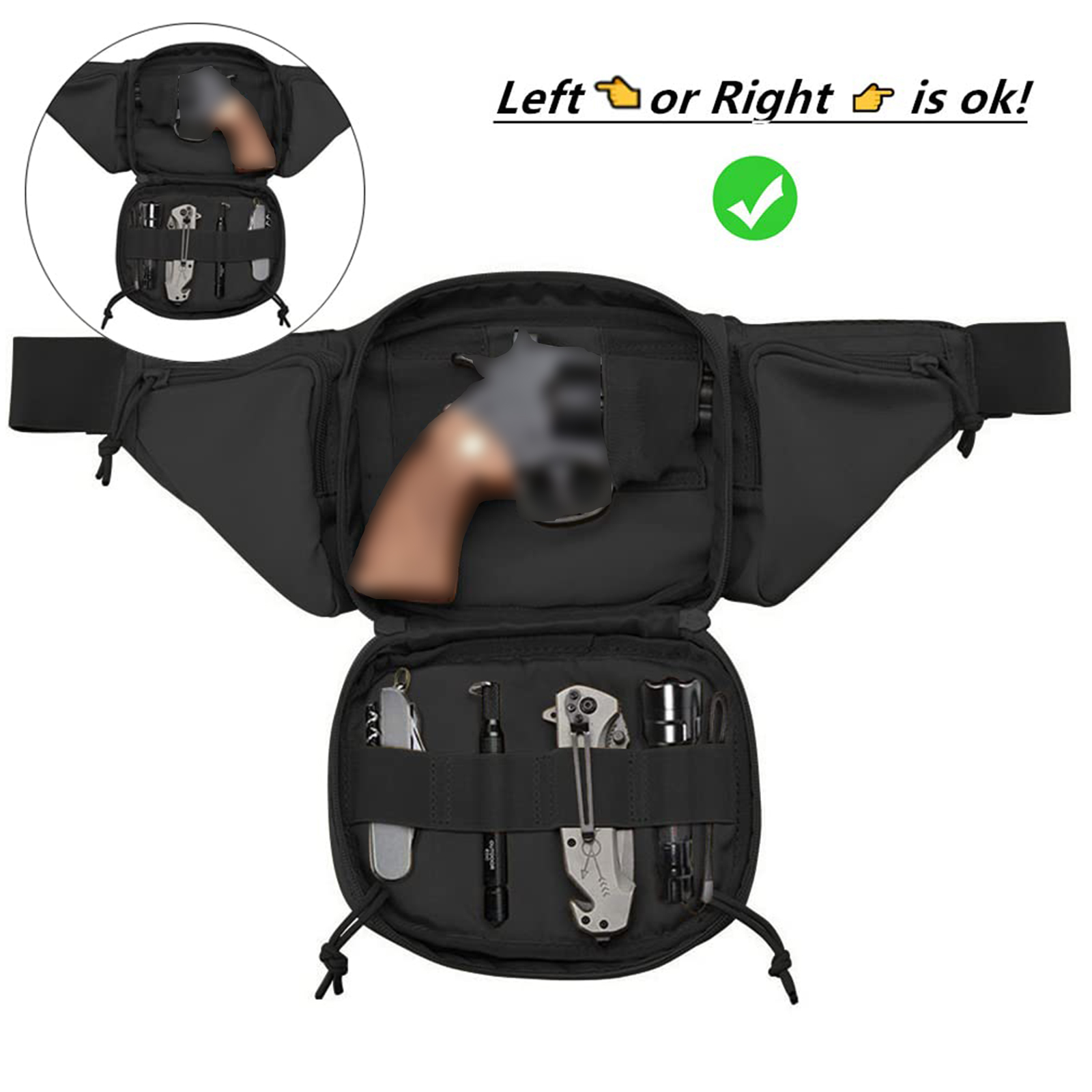 Marsupio Tattico Porta Pistola - Edc Concealed Carry Fanny Pack recensione e prezzo